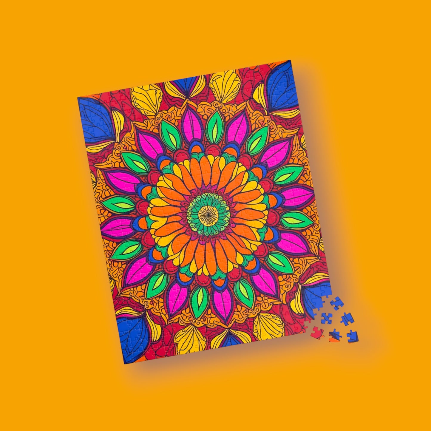 Colorful Mandala Puzzle - Depression Management Tertiary