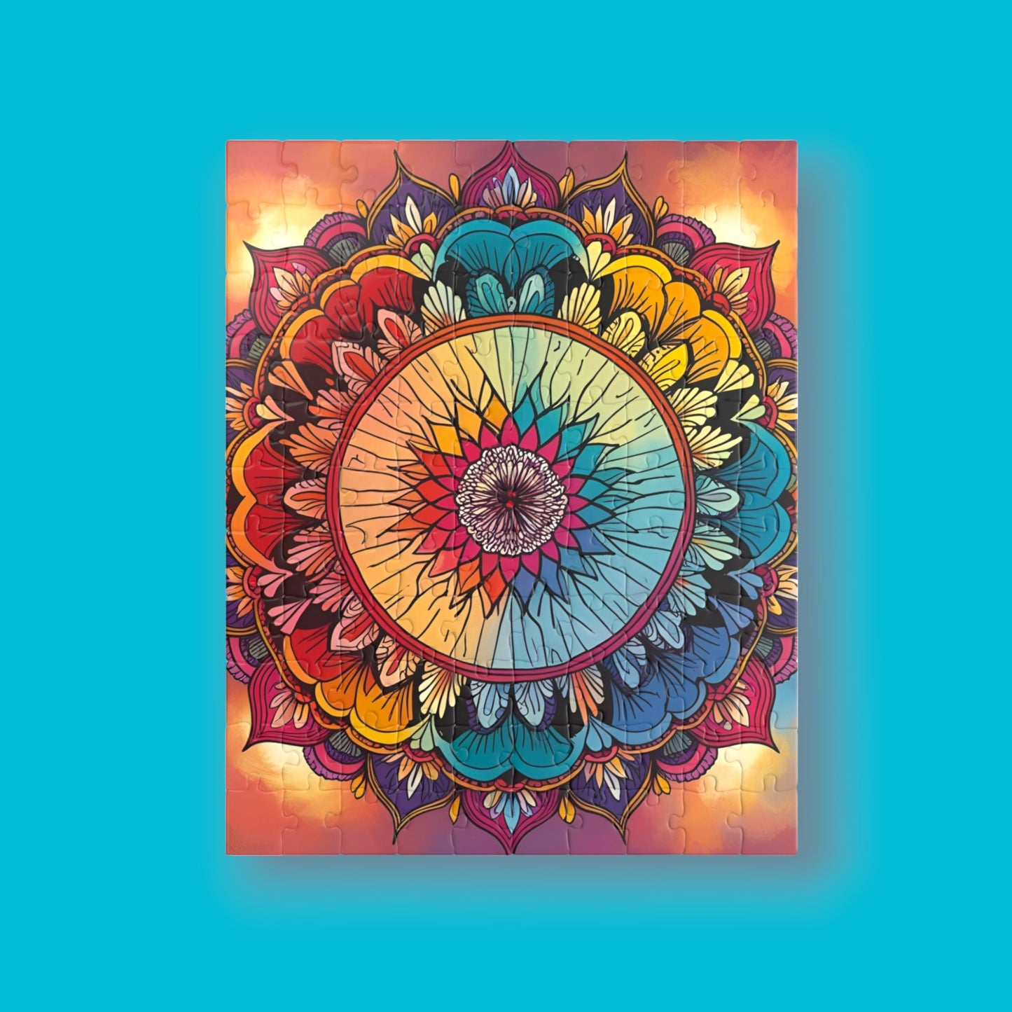 Colorful Mandala Puzzle - Depression Management Secondary