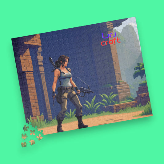 Lara Croft Adventure-Themed Jigsaw Puzzle (110, 252, 520 - piece)