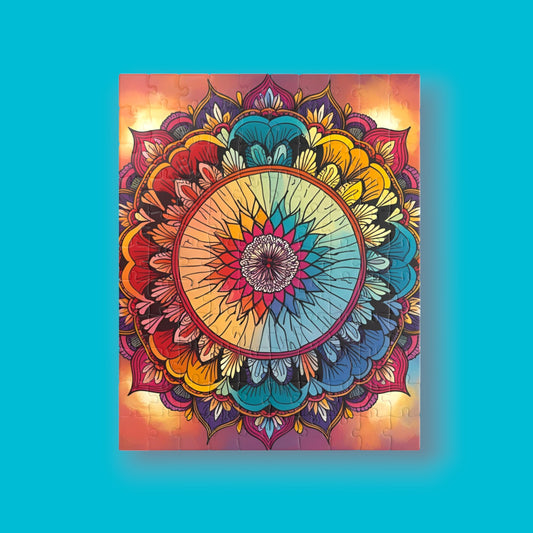 Colorful Mandala Puzzle - Depression Management Secondary
