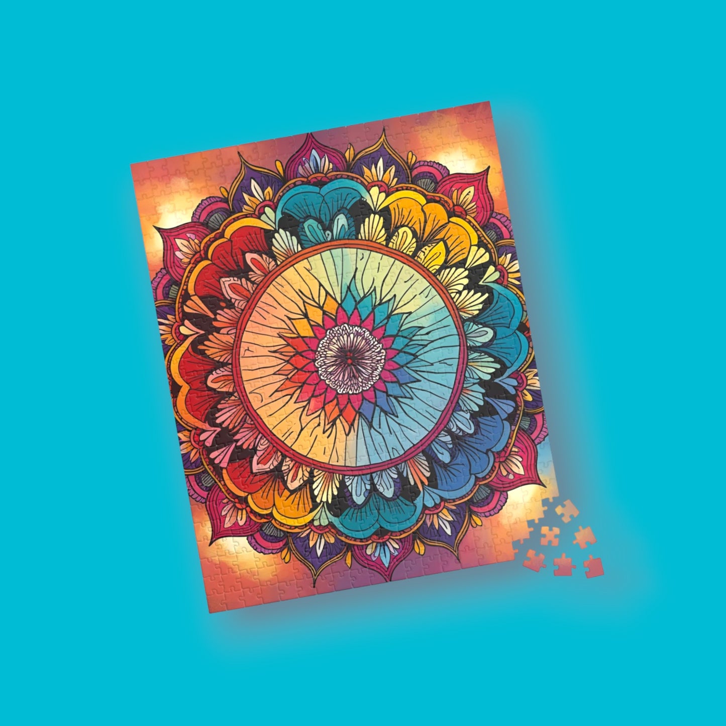 Colorful Mandala Puzzle - Depression Management Secondary