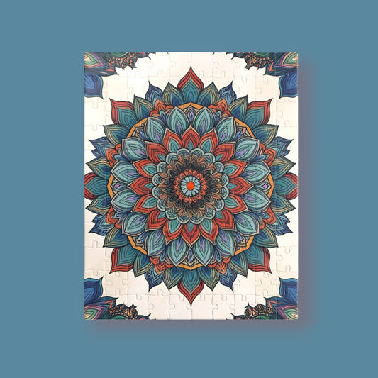 Mandala Flower Puzzle - Anxiety Management