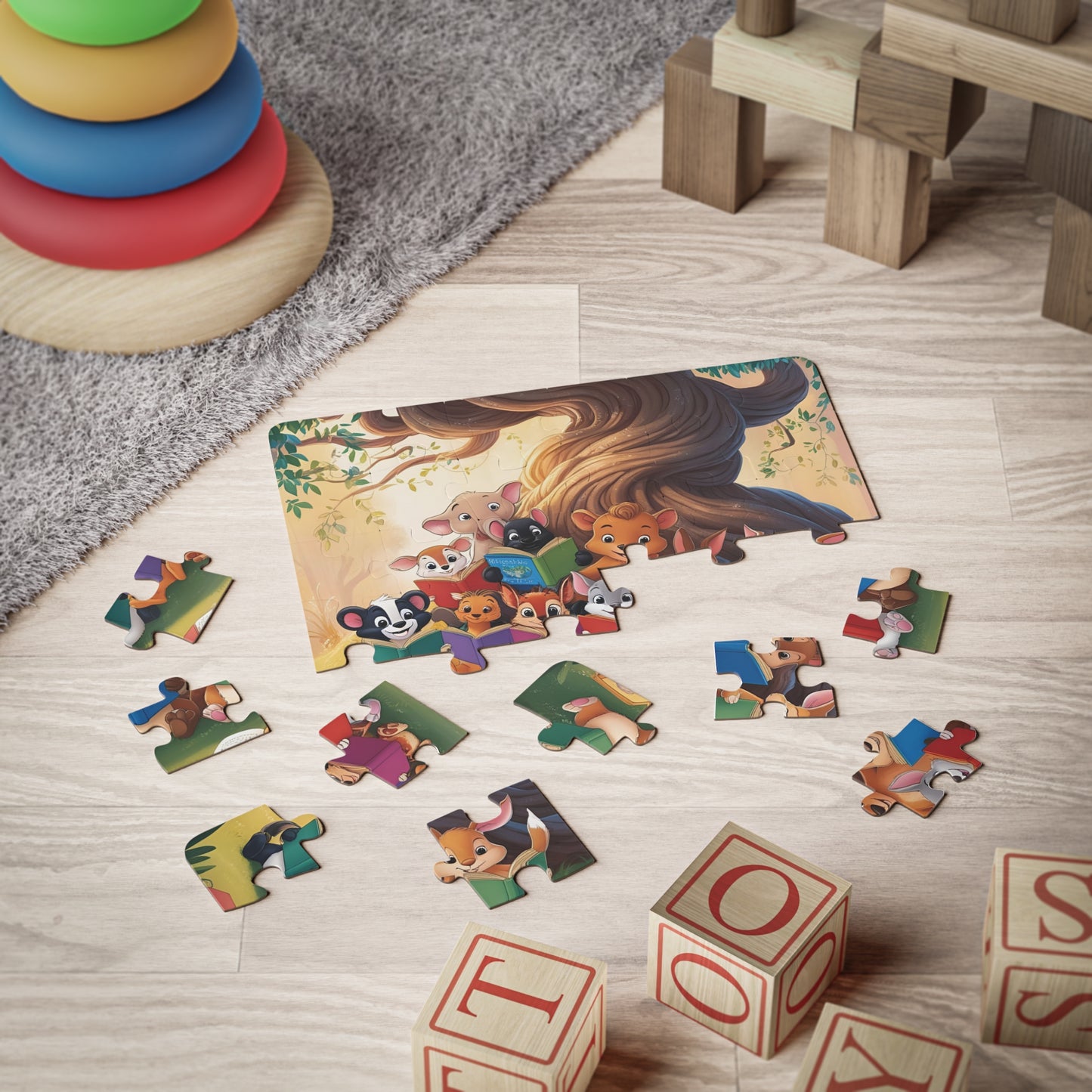 Whimsical Animal Friends Puzzle - 30-Piece Kids' Jigsaw