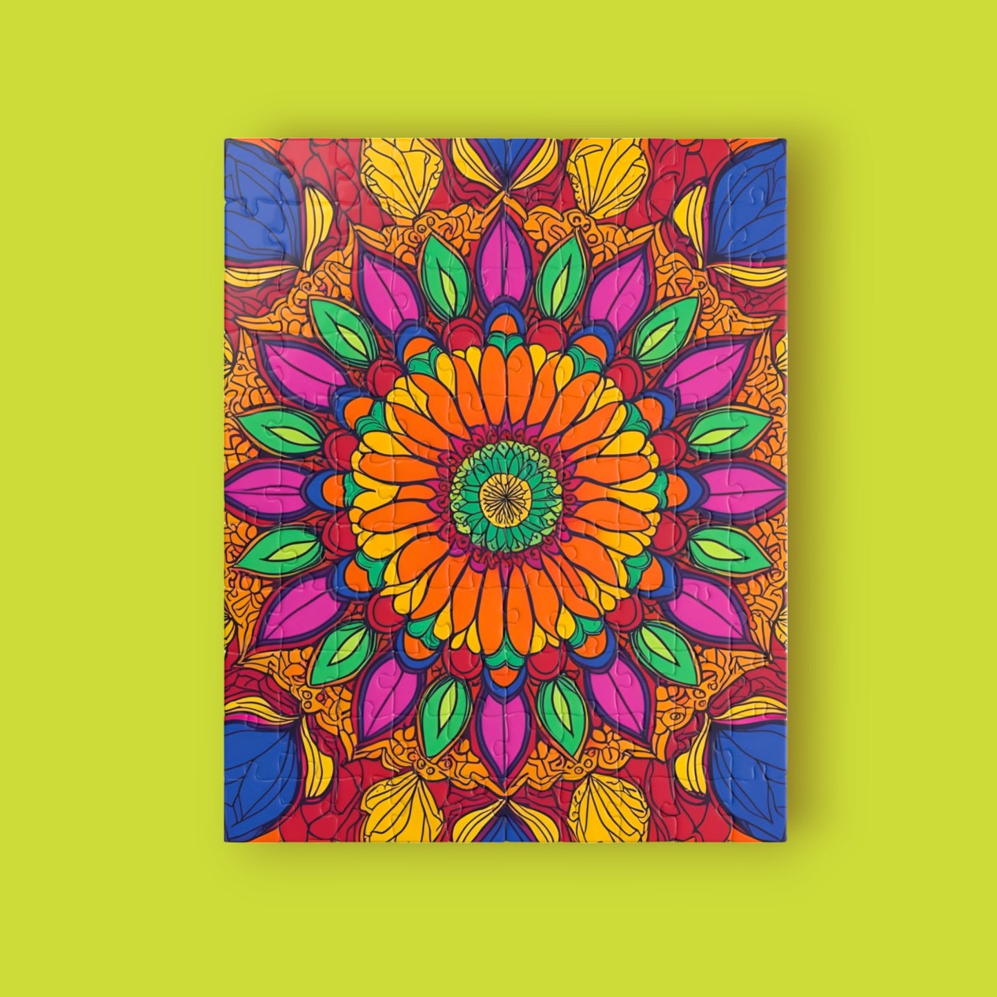 Colorful Mandala Puzzle - PTSD Management Tertiary