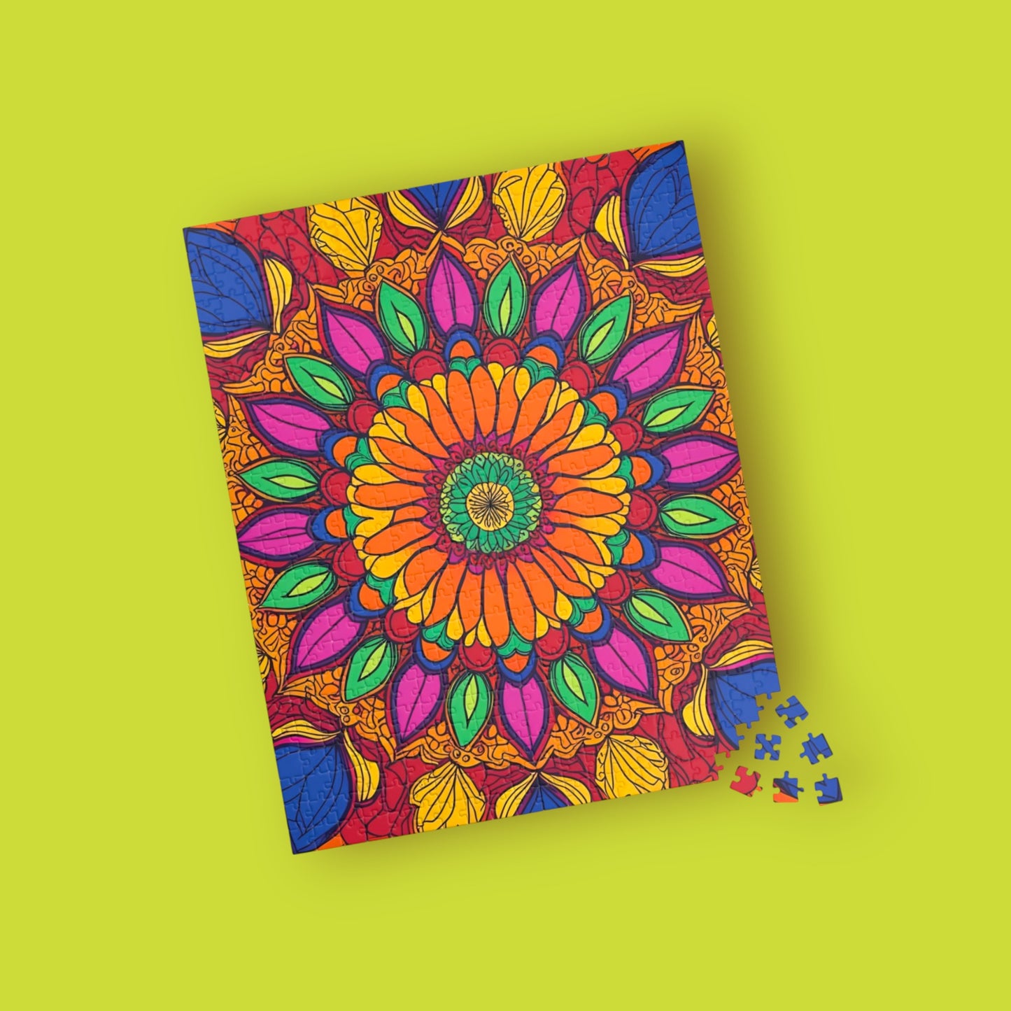 Colorful Mandala Puzzle - PTSD Management Tertiary