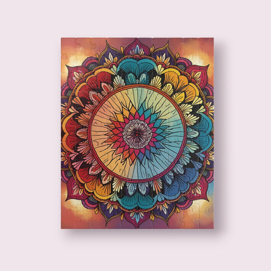 Colorful Mandala Puzzle - PTSD Management Secondary