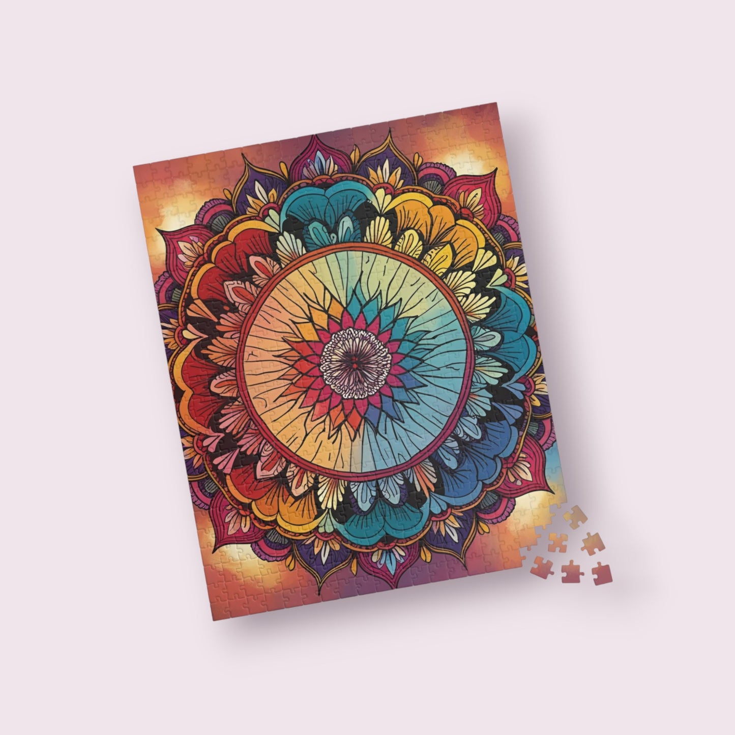 Colorful Mandala Puzzle - PTSD Management Secondary