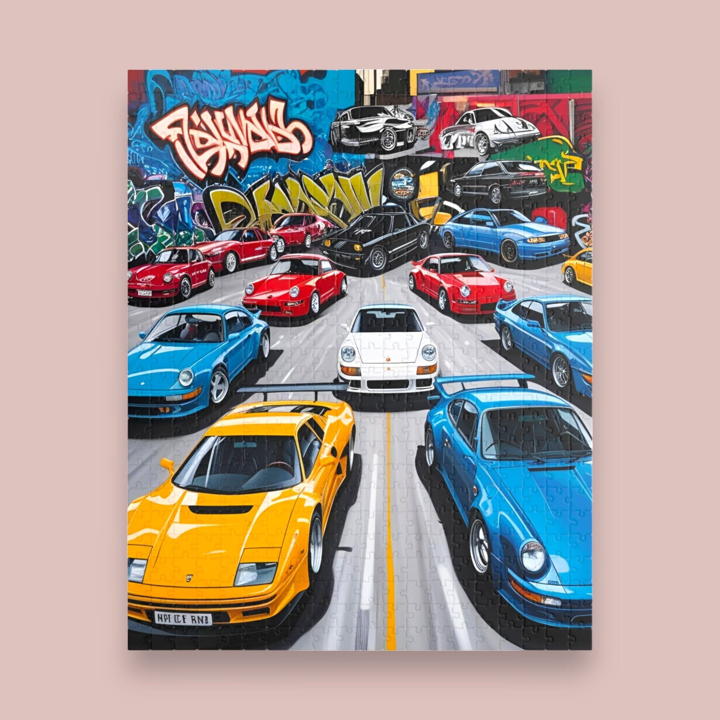 Street Racing Custom Puzzle Piece (520 Pieces)