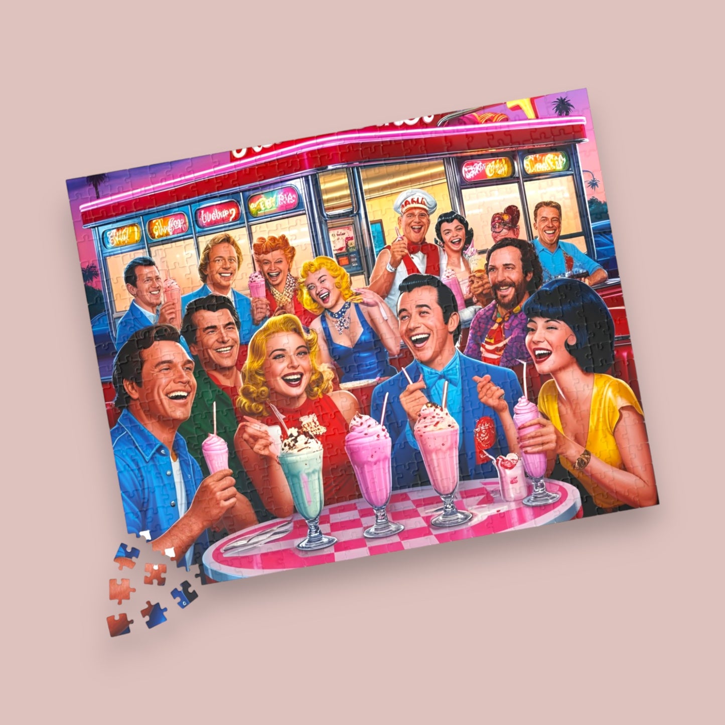 Vintage Ice Cream Parlor Puzzle (110, 252, 520)