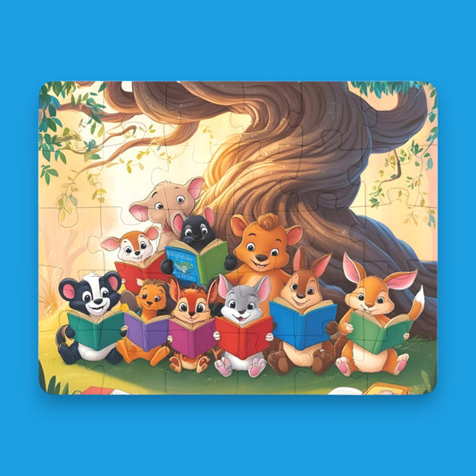 Whimsical Animal Friends Puzzle - 30-Piece Kids' Jigsaw