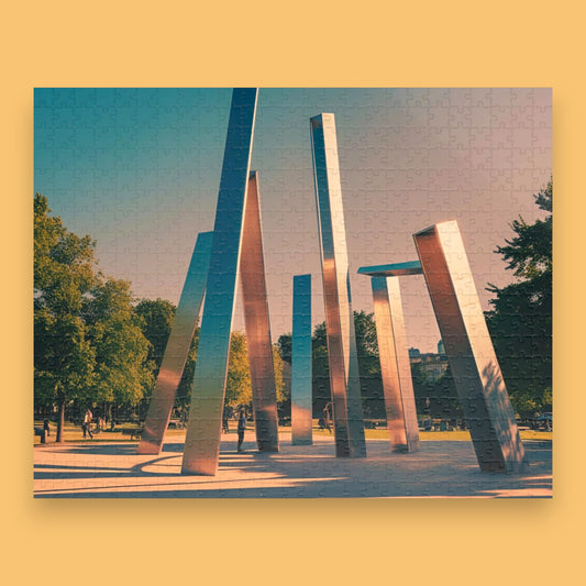Artistic Modern Sculpture Puzzle Piece