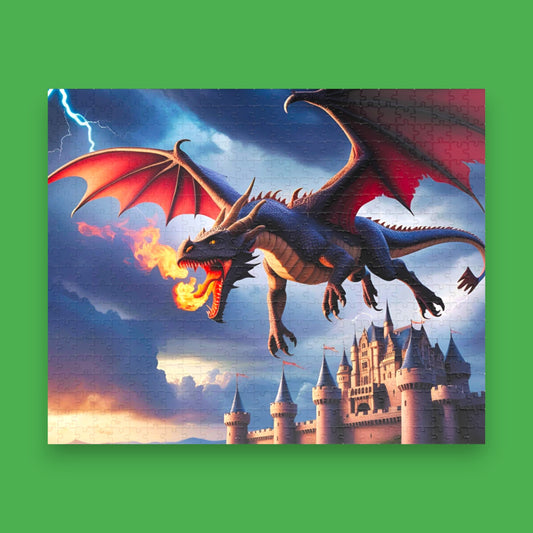 Mystical Dragon Castle Fantasy Puzzle