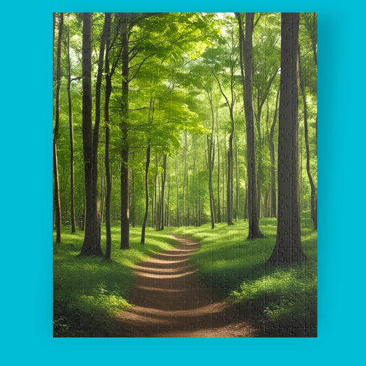 Beautiful Scene of Forest Custom Puzzle Pieces (520)